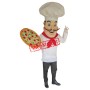 Friendly Pizza Chef Mascot Costume
