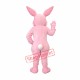 Friendly Pink Rabbit Mascot Costume Friendly Pink Rabbit Mascot Costume