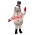 Friendly Christmas Snowman Mascot Costume