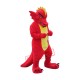 Superb Red Dragon Mascot Costume Superb Red Dragon Mascot Costume