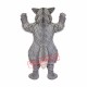 Superb Fierce Realistic Wolf Mascot Costume Superb Fierce Realistic Wolf Mascot Costume