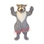 Superb Fierce Realistic Wolf Mascot Costume