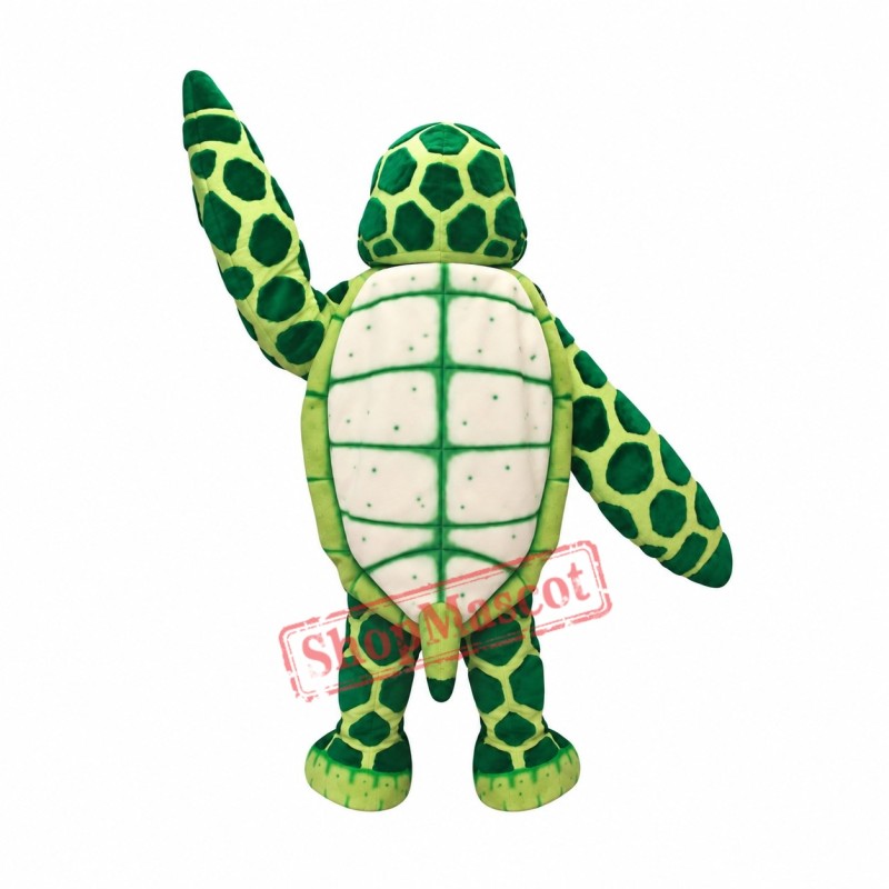 Superb Sea Turtle Mascot Costume Superb Sea Turtle Mascot Costume