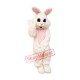 Affordable Easter Beige Bunny Mascot Costume Affordable Easter Beige Bunny Mascot Costume