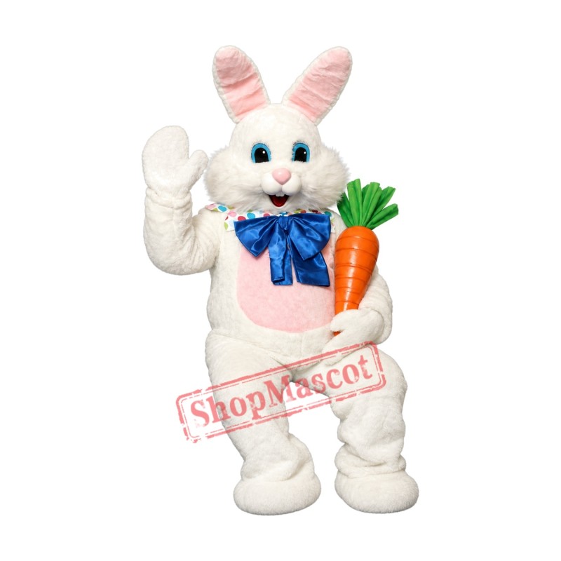 Happy Easter Bunny Mascot Costume Happy Easter Bunny Mascot Costume