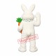 Happy Easter Bunny Mascot Costume Happy Easter Bunny Mascot Costume