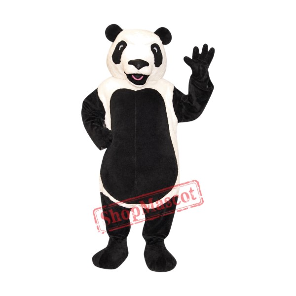 Superb Realistic Panda Mascot Costume