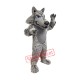 Power Fierce Grey Wolf Mascot Costume