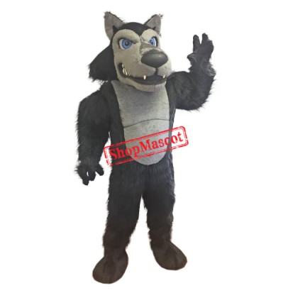 Black Power Fierce Wolf Mascot Costume