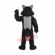 Black Power Fierce Wolf Mascot Costume Black Power Fierce Wolf Mascot Costume