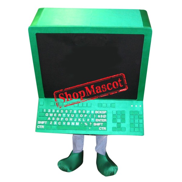 Friendly Computer Mascot Costume