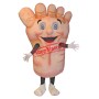 Superb Foot Mascot Costume