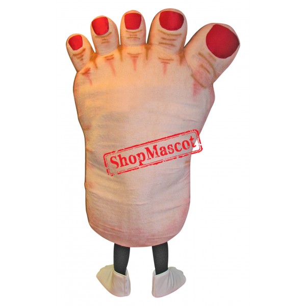 Superb Foot Mascot Costume