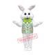 Friendly Green Suit Easter Bunny Mascot Costume