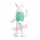 Loving Easter Bunny Mascot Costume Loving Easter Bunny Mascot Costume
