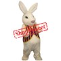 Superb White Easter Bunny Mascot Costume