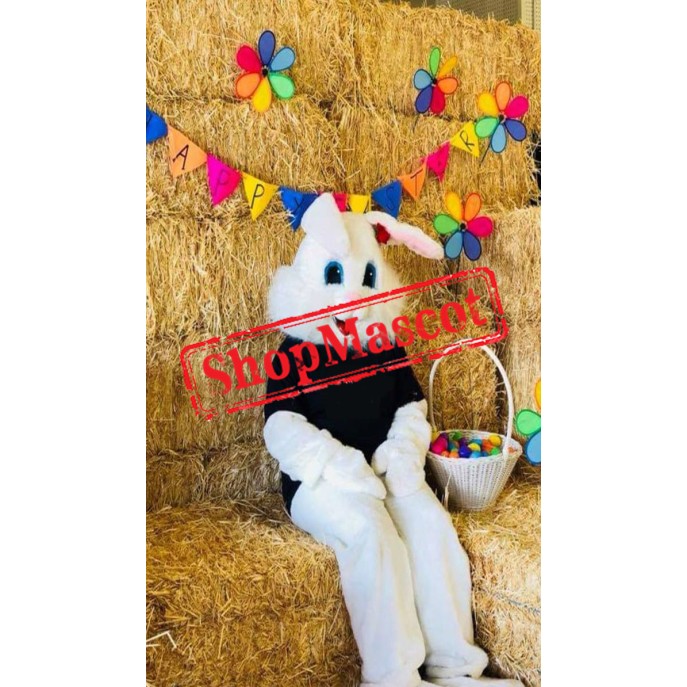 Young Easter Bunny Mascot Costume