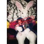 Scary Easter Bunny Mascot Costume