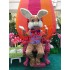 Friendly Lightweight Brown Bunny Mascot Costume