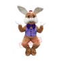 Friendly Lightweight Brown Bunny Mascot Costume