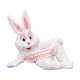 Superb Friendly White Rabbit Mascot Costume Superb Friendly White Rabbit Mascot Costume