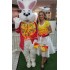 Red Wendell Rabbit Mascot Costume