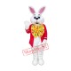 Red Wendell Rabbit Mascot Costume Red Wendell Rabbit Mascot Costume