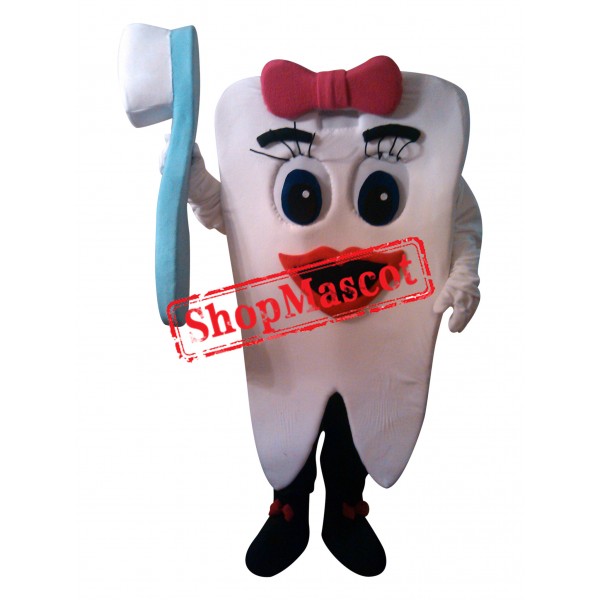 Teeth And Toothbrushes Mascot Costume