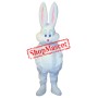 Superb Cute White Easter Bunny Rabbit Mascot Costume