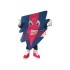 Happy Colorful Lightning Mascot Costume