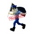 Power Navy Soldier Mascot Costume