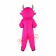 Pink Monster Mascot Costume Pink Monster Mascot Costume