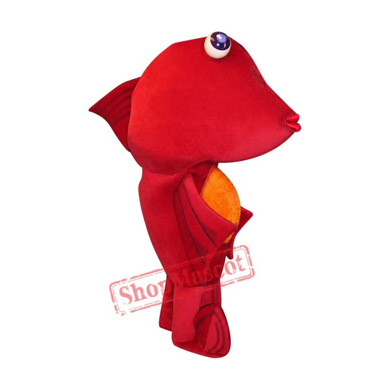 Red Carp Mascot Costume