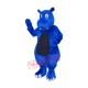 Superb Blue Hippo Mascot Costume Superb Blue Hippo Mascot Costume