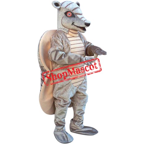 Superb Realistic Armadillo Mascot Costume