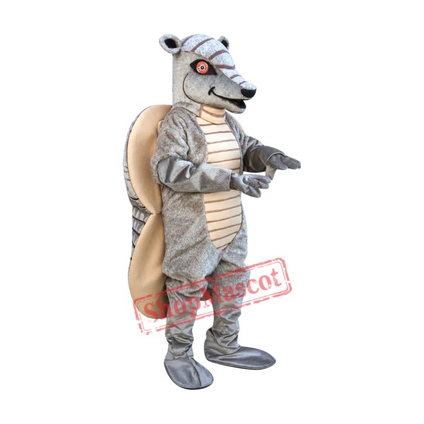 Superb Realistic Armadillo Mascot Costume