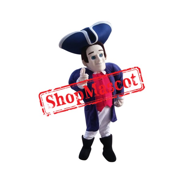 Superb Realistic Patriot Mascot Costume