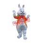 Orange Suit Easter Bunny Mascot Costume