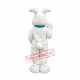 Happy White Easter Bunny Mascot Costume