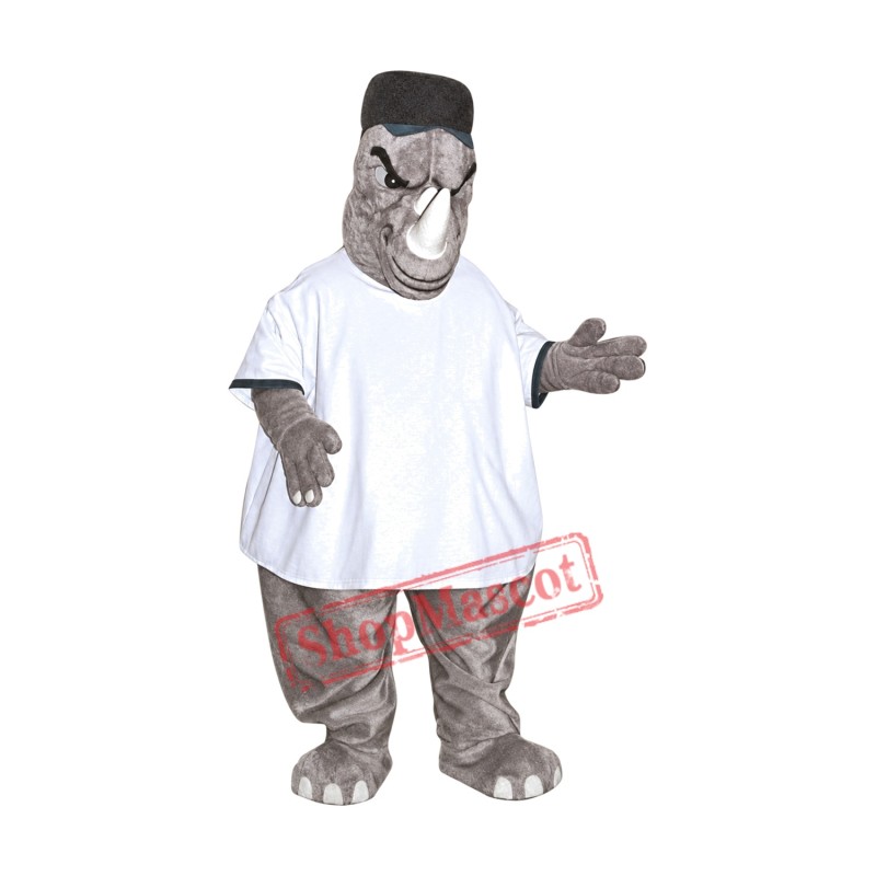 Superb Fierce Rhino Mascot Costume
