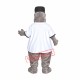 Superb Fierce Rhino Mascot Costume