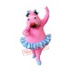 Beautiful Pink Hippo Mascot Costume Beautiful Pink Hippo Mascot Costume