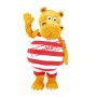Friendly Yellow Rhino Mascot Costume