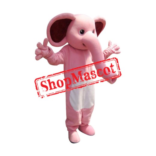 Affordable Pink Elephant Mascot Costume