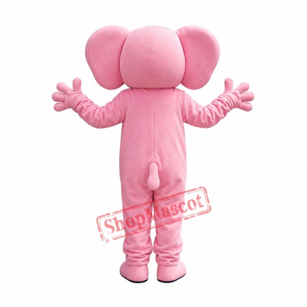 Affordable Pink Elephant Mascot Costume Affordable Pink Elephant Mascot Costume