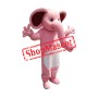 Affordable Pink Elephant Mascot Costume