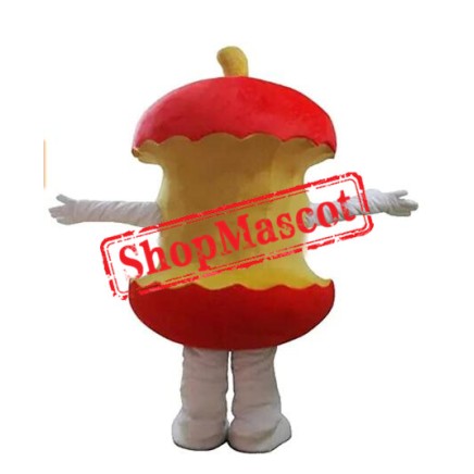 Red Apple Core Mascot Costume