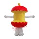 Red Apple Core Mascot Costume