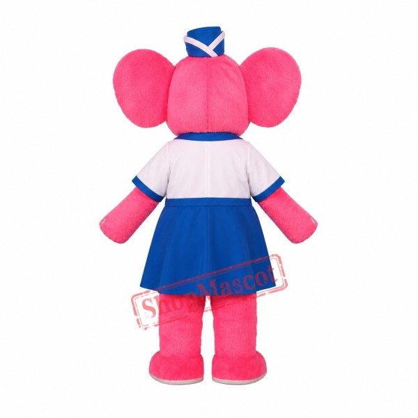 Beautiful Pink Elephant Mascot Costume Beautiful Pink Elephant Mascot Costume