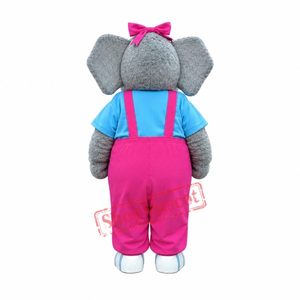 Superb Realistic Elephant Mascot Costume Superb Realistic Elephant Mascot Costume